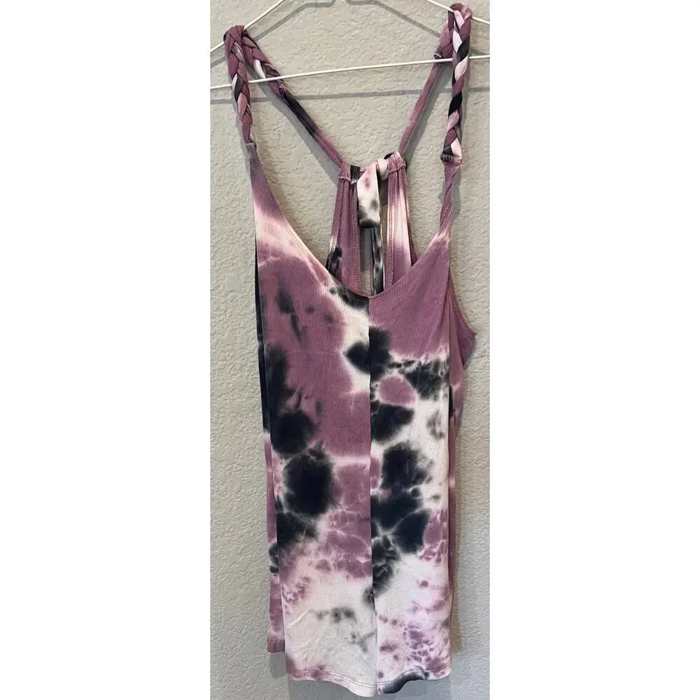 BECCA Sea Ray Tie Dye Cover-Up Romper Size Large